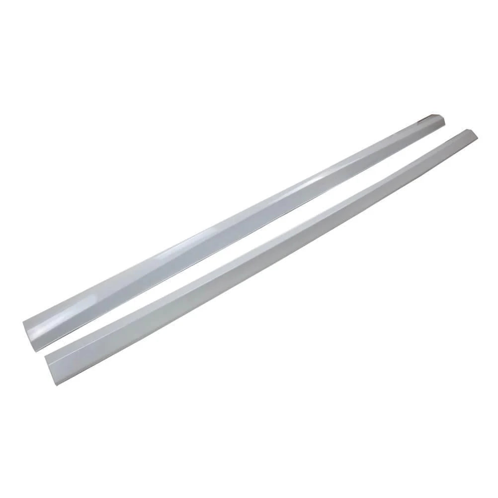 Side Skirts For 2013-2019 Audi A3 Sedan 4 Door Bottom Side Extension Lips Glacier White
