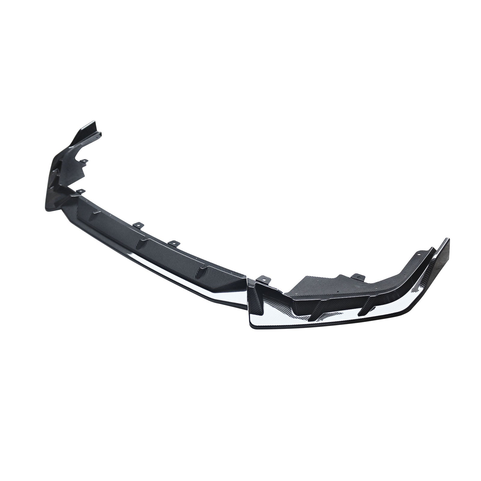 MMOMOTORSPORT Front Lip For 2022 2023 2024 11th Gen Honda Civic ABS 3 Pieces Front Bumper Lip Spoiler Splitter