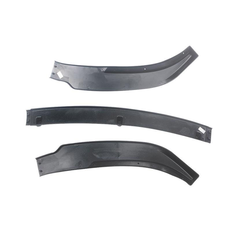 MMOMOTORSPORT Front Lip For 2017-2023 Tesla Model 3 in 3 Pieces Sport Style Splitter