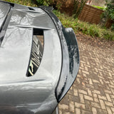Rear Spoiler For Ford Fiesta MK7 MK7.5 ST ST Line 2008-2017 Rear Extension Lip Gloss Black