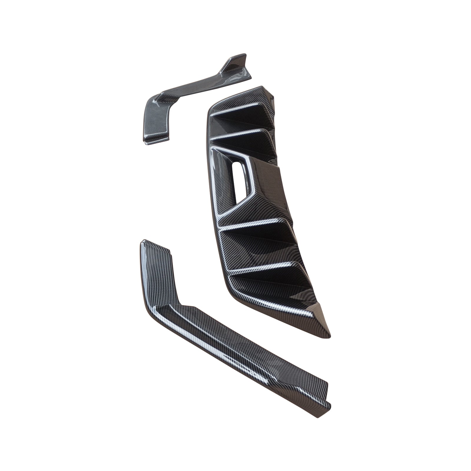 MMO For 2015-2017 Ford Mustang HN Style Rear Bumper Lip Rear Diffuser