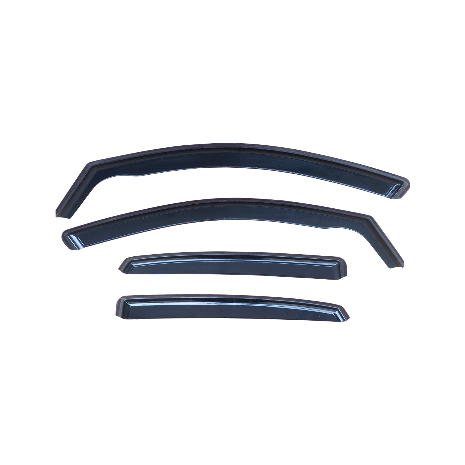MMO For 2016-2021 Honda Civic 10th Gen Hatchback Window Visor Rain Guards – Tinted Deflectors for Enhanced Comfort