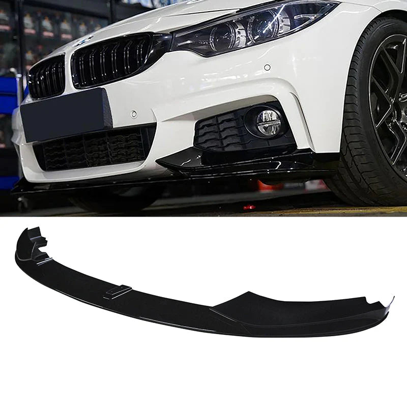 For 2014-2020 BMW 4 Series F32 F33 F36 M Sport Front Bumper Lip Splitter Gloss Black