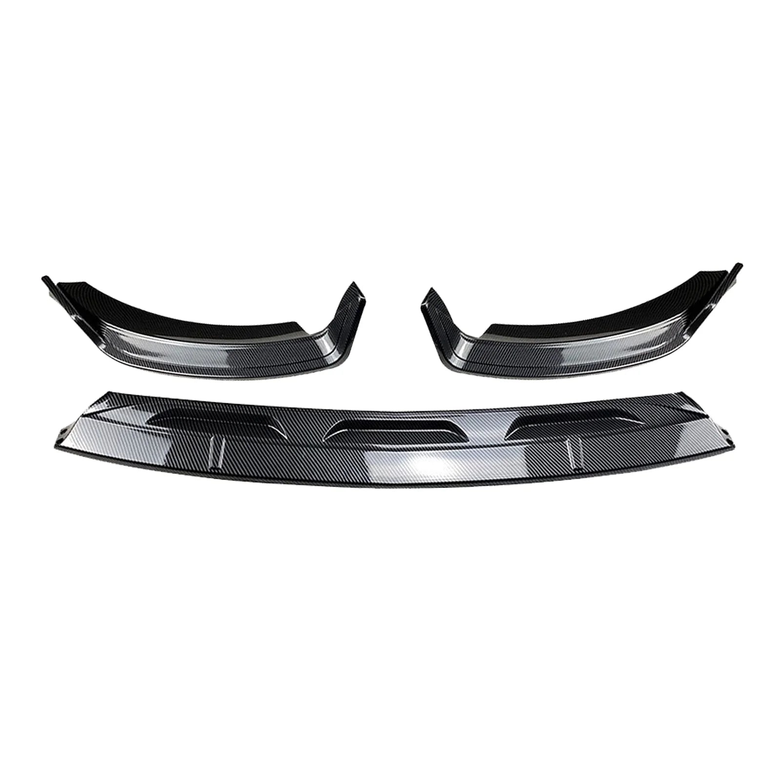 Front Lip For 20-23 Mercedes-Benz GLE53 AMG GLE350 Class Front Bumper Splitter Carbon Fibre Look