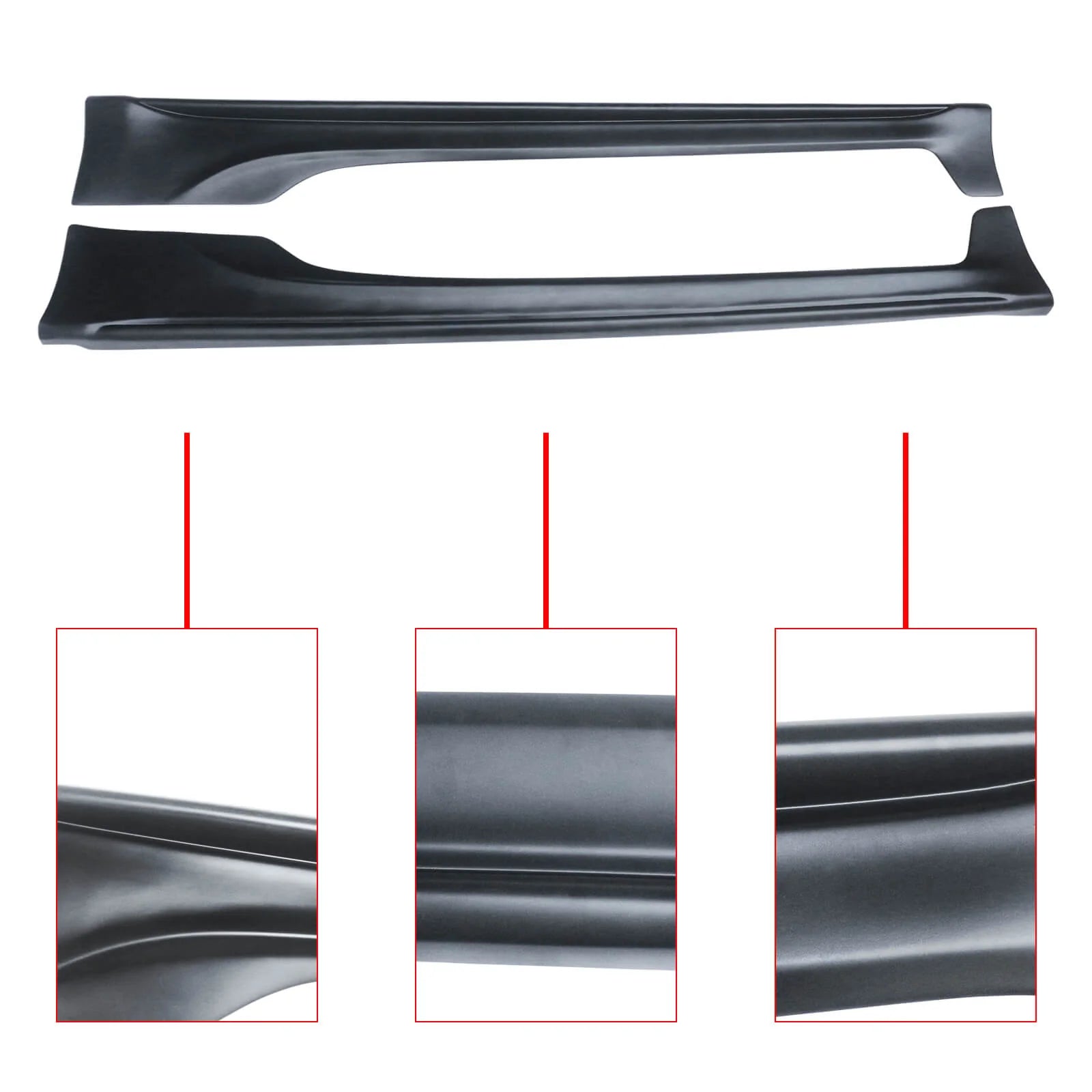 Side Skirts For 2012-2021 Toyota GT86 Side Trims Matte Black