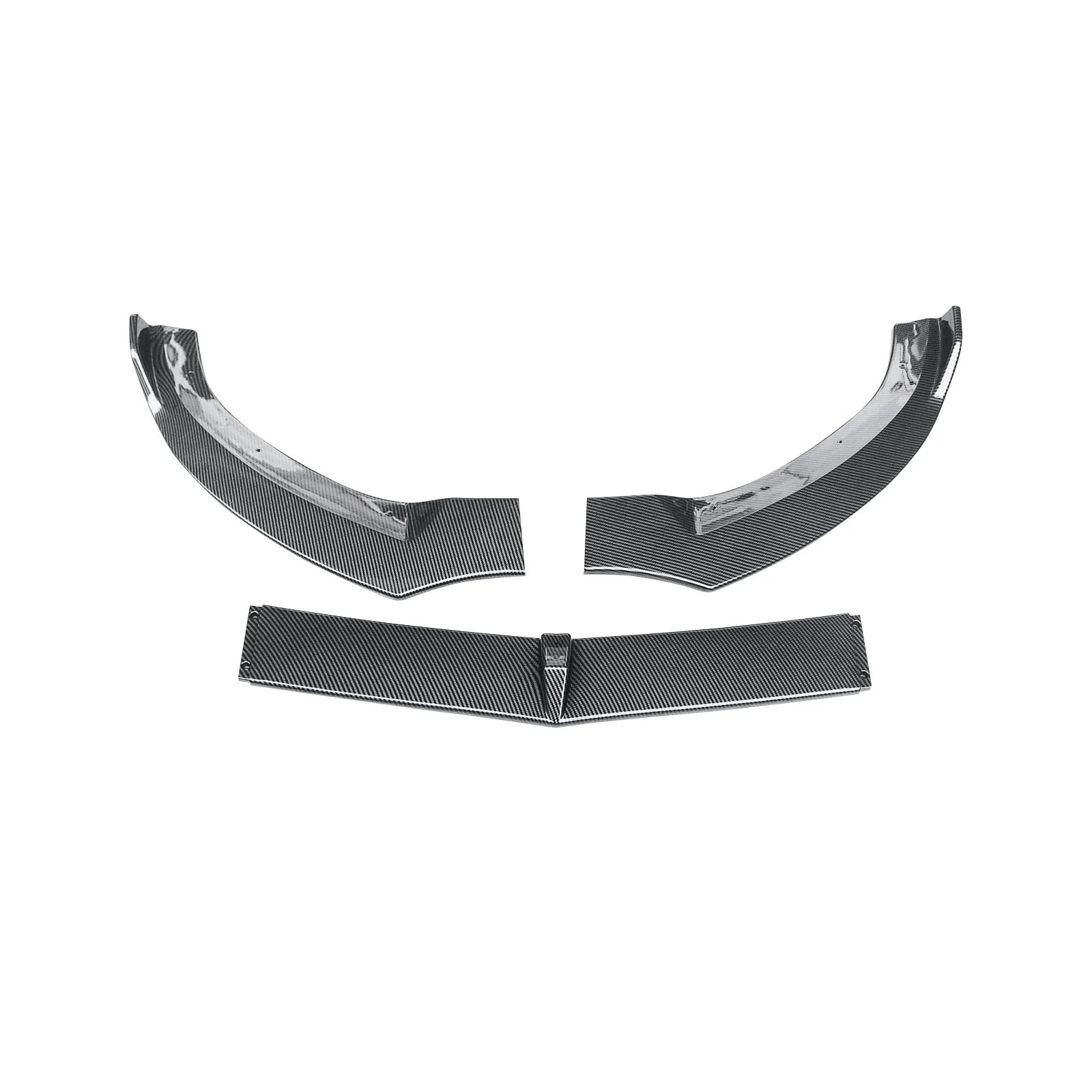 Front Splitter for 2015-2018 Mercedes-Benz C Class W205 Sport AMG-Line Front Bumper Lip Carbon Fibre Look