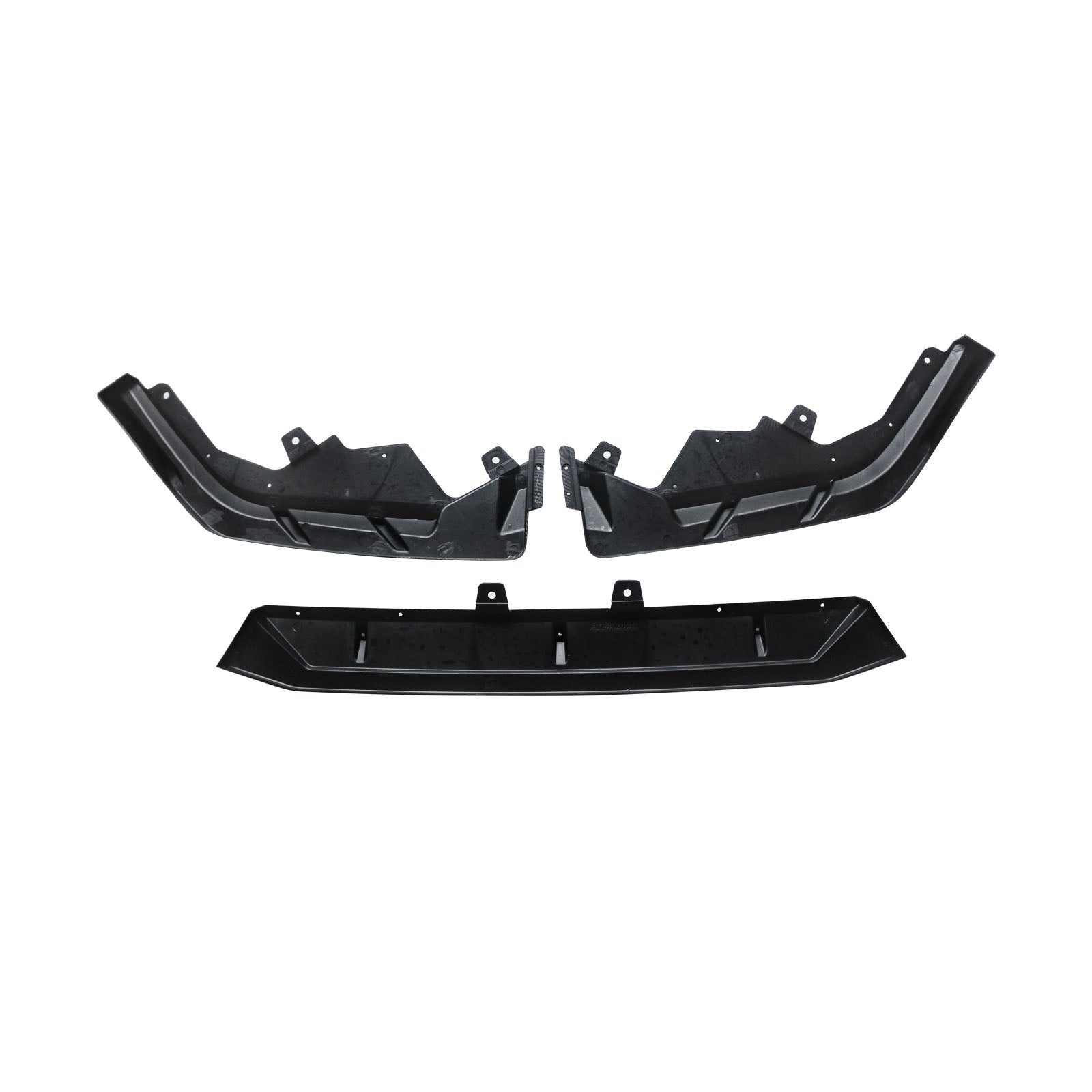 MMOMOTORSPORT Front Lip For 2022 2023 2024 11th Gen Honda Civic ABS 3 Pieces Front Bumper Lip Spoiler Splitter