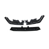 MMOMOTORSPORT Front Lip For 2022 2023 2024 11th Gen Honda Civic ABS 3 Pieces Front Bumper Lip Spoiler Splitter
