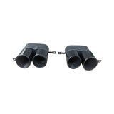 BMW 3 series G20 Universal Gloss Black Tailpipe Tips 2019-2025 Gloss Black