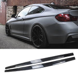 Für BMW F32 F33 F36 4er 2014-2020 M-Sport Schwellerleisten Verlängerungslippen Seitenschweller