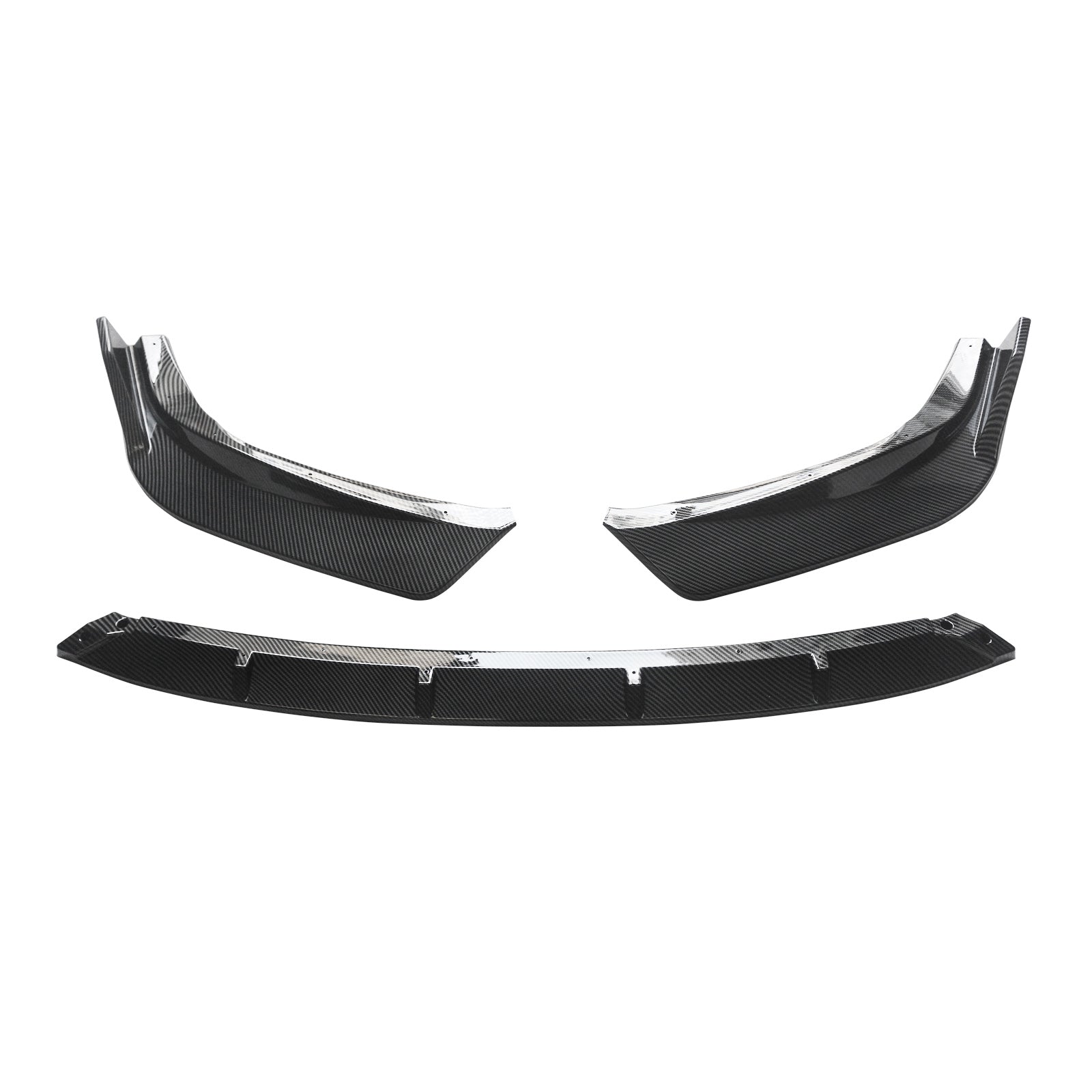 For 2014-2016 Lexus F Sport Front Bumper Lower Spoiler Splitter 3 PCs ABS Front Lip