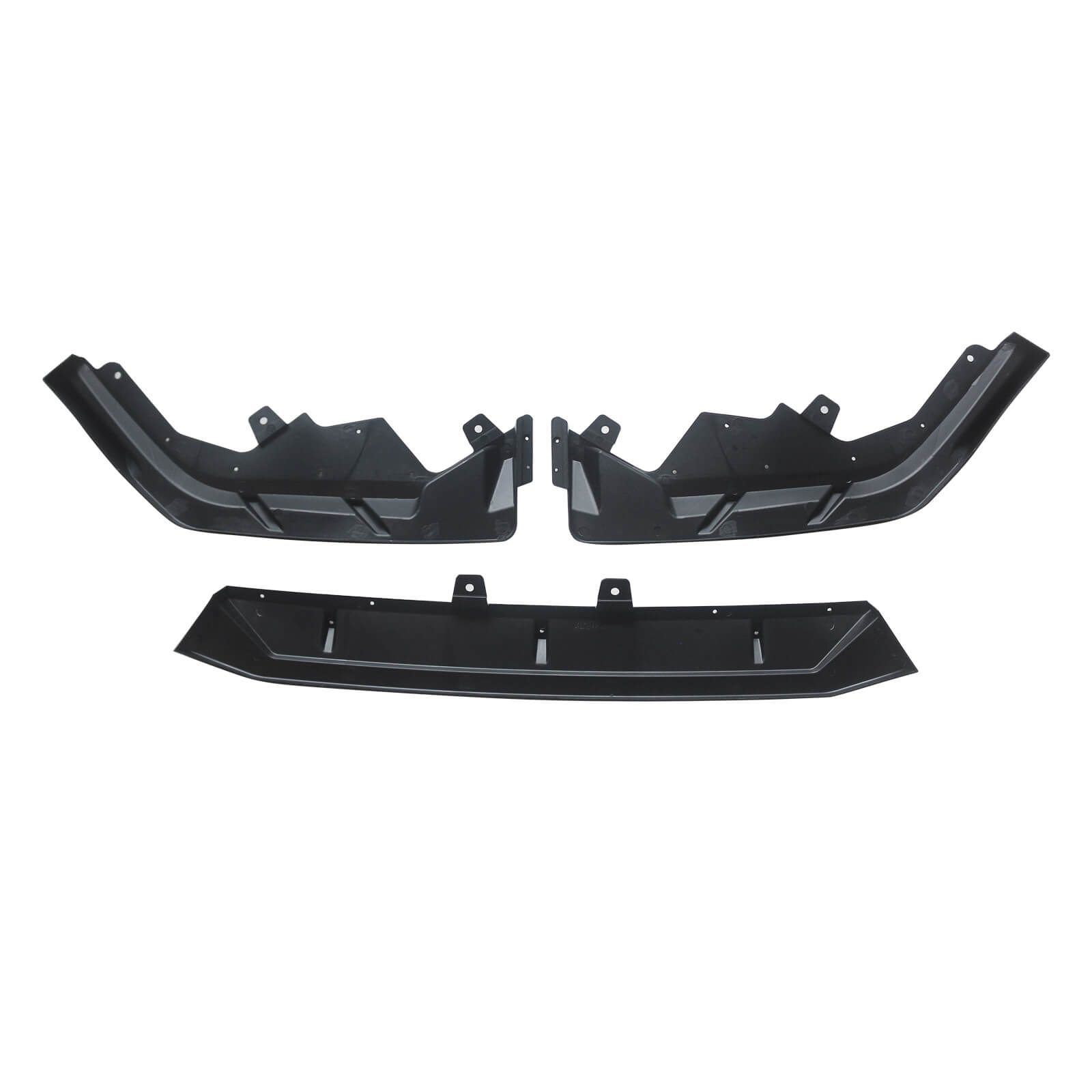MMOMOTORSPORT Front Lip For 2022 2023 2024 11th Gen Honda Civic ABS 3 Pieces Front Bumper Lip Spoiler Splitter