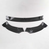 Front Bumper Lip For 2020-2024 Tesla Model Y Front Splitter Carbon Fibre Look