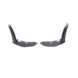 Winglet Splitters For 2015-2021 Ford Mustang GT500 Style Front Bumper Corner Spoiler Gloss Black