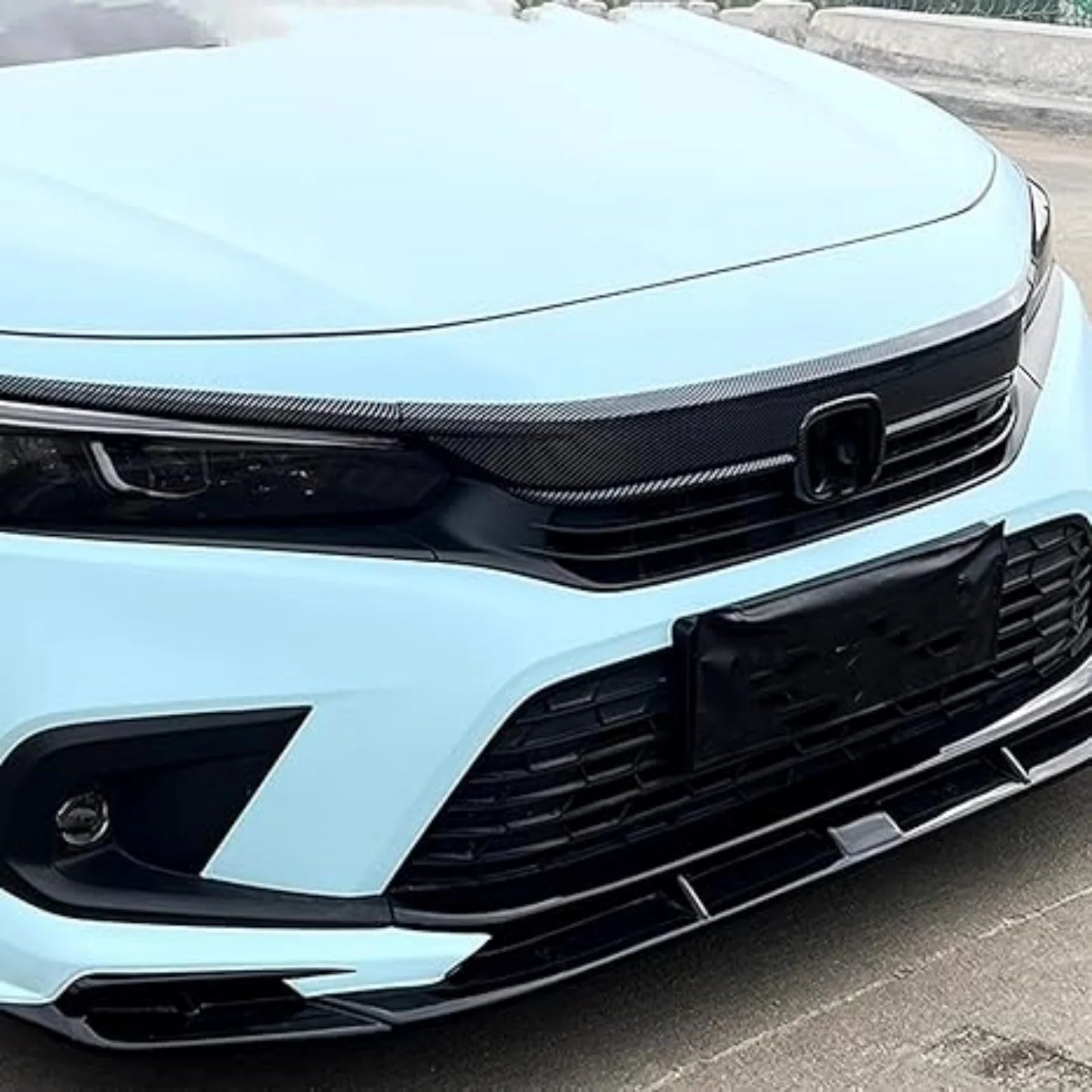 MMO For 2022-2025 Honda Civic 11th Gen Front Hood Bonnet Cover Trim