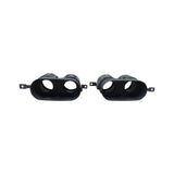 BMW 3 series G20 Universal Gloss Black Tailpipe Tips 2019-2025 Gloss Black