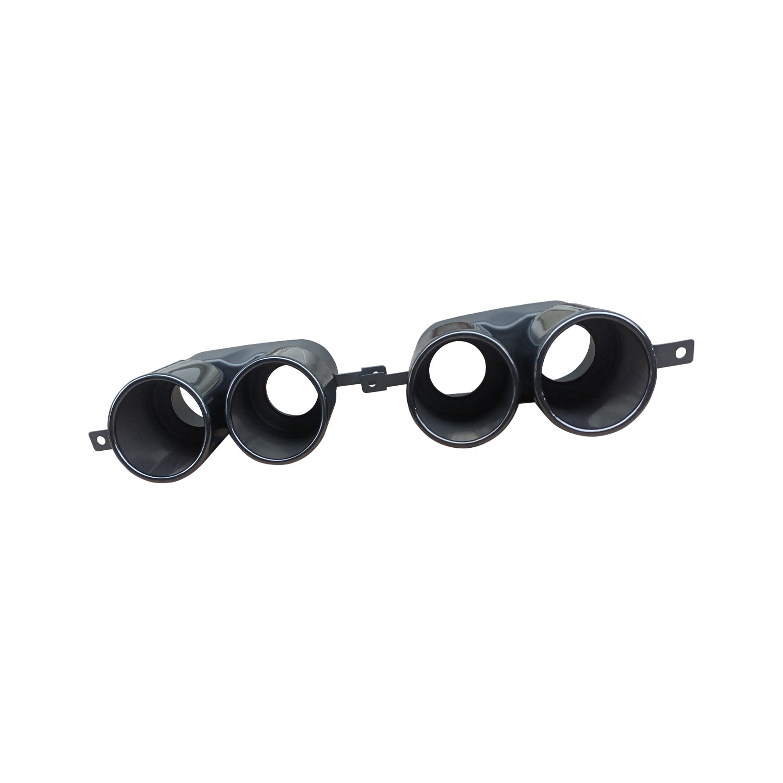 BMW 3 series G20 Universal Gloss Black Tailpipe Tips 2019-2025 Gloss Black