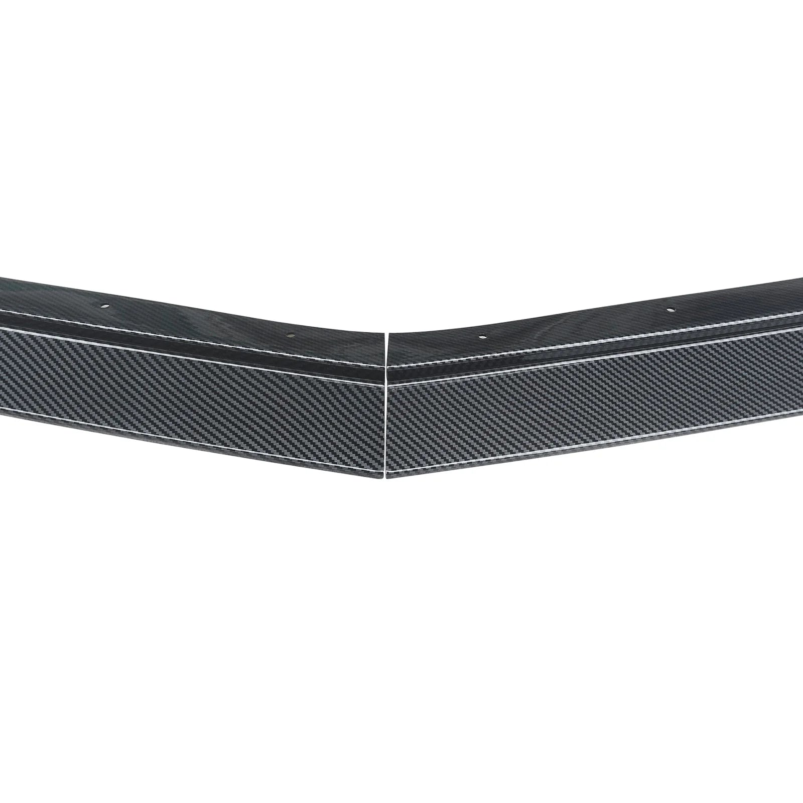 For 2020-2024 Chevy Corvette C8 Lower Bumper Splitter Painted 2PCs Front Lip Carnon Fibre Look