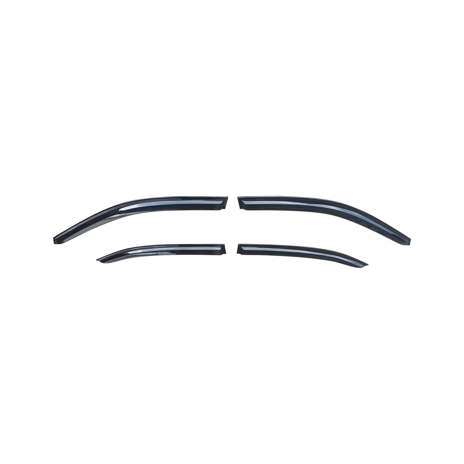 For 2014-2020 LEXUS IS250 IS350 IS200T Clip On Smoke Window Visor+ Black Trim
