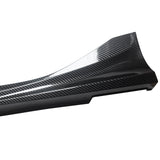 MMOMOTORSPORT Side Skirts For 2022 2023 2024 Honda Civic 11th Gen ABS Side Rocker Panel Extension Lips