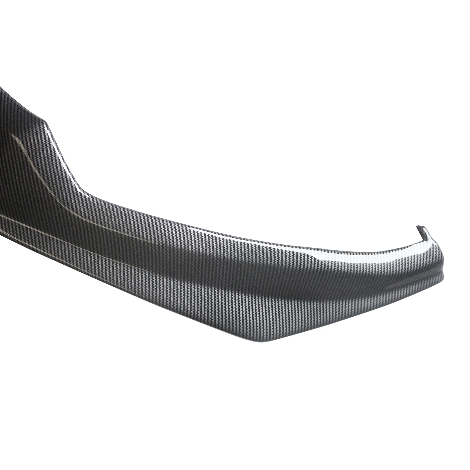 Front Lip For Ford Mustang Coupe 2015-2017 Performance Style 1 Piece Front Bumper Lip Splitter Carbon Fibre Look