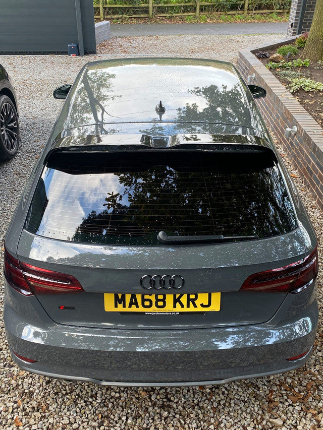 Audi A3 S3 RS3 8V Oettinger Style Rear Boot Roof Spoiler 5 Door 2013-2020 Carbon Fibre Look