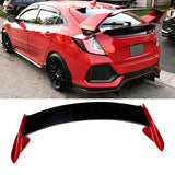 For 2016-2021 Honda Civic Hatchback 5 Door R Style Red Black