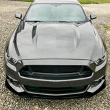 Front Lip For Ford Mustang Coupe 2015-2017 Performance Style 1 Piece Front Bumper Lip Splitter