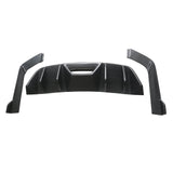 Rear Diffuser For 15-17 Ford Mustang HN Style Rear Bumper Lip Carbon Fibre Look