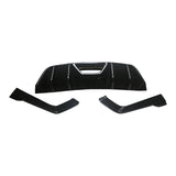 Rear Diffuser For 15-17 Ford Mustang HN Style Rear Bumper Lip Gloss Black