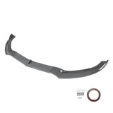 Front Splitter for 2015-2018 Mercedes-Benz C Class W205 Sport AMG-Line Front Bumper Lip Gloss Black Carbon Fibre Look