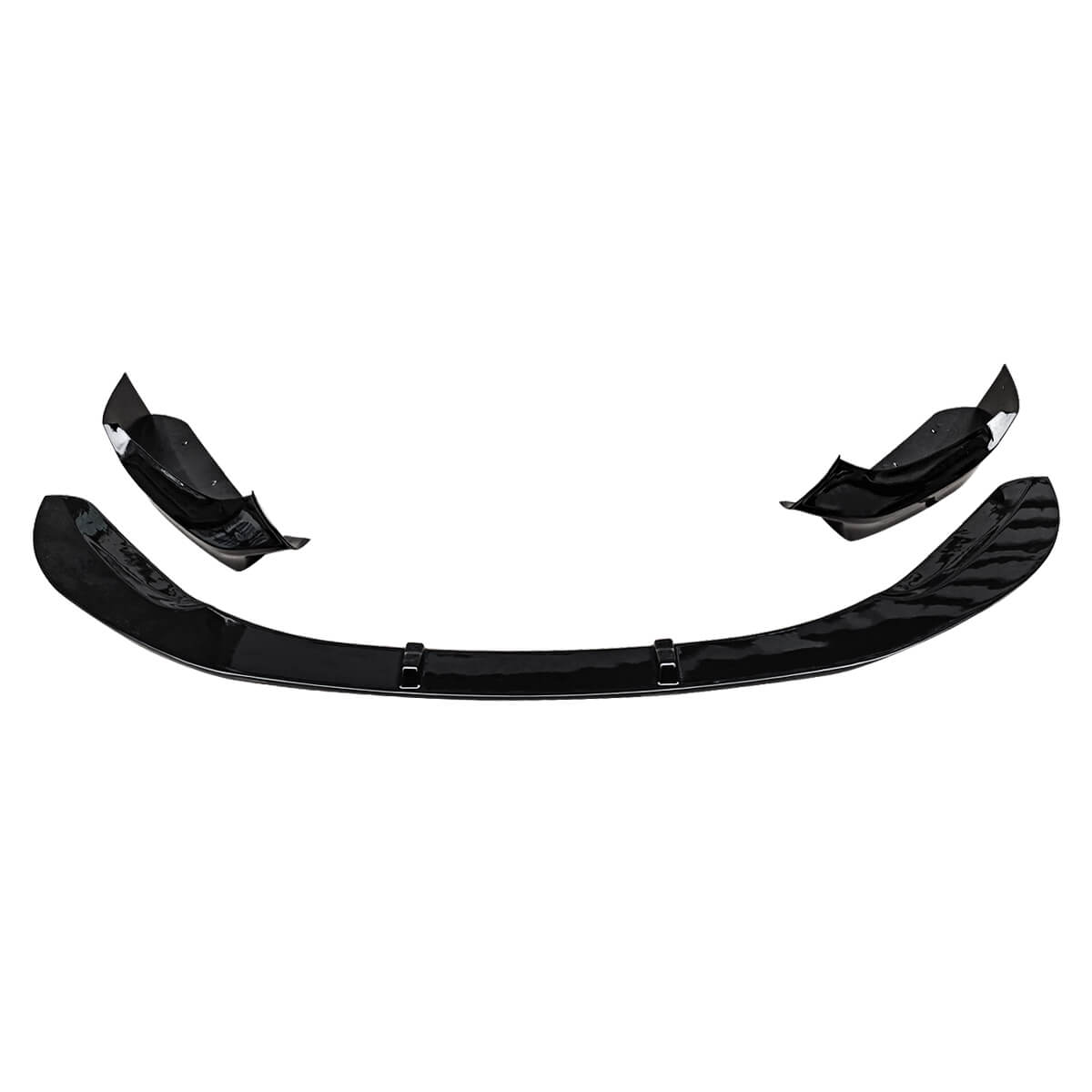 For BMW 1 Series F20 F21 M135 M140 MP Front Splitters Gloss Black