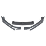 Front Lip For 2017 2018 Audi A4 Sport 3 Pieces Bumper Splitter Carbon Fibre Look