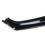 Front Lip For 2017 2018 Audi A4 Sport 3 Pieces Bumper Splitter Gloss Black