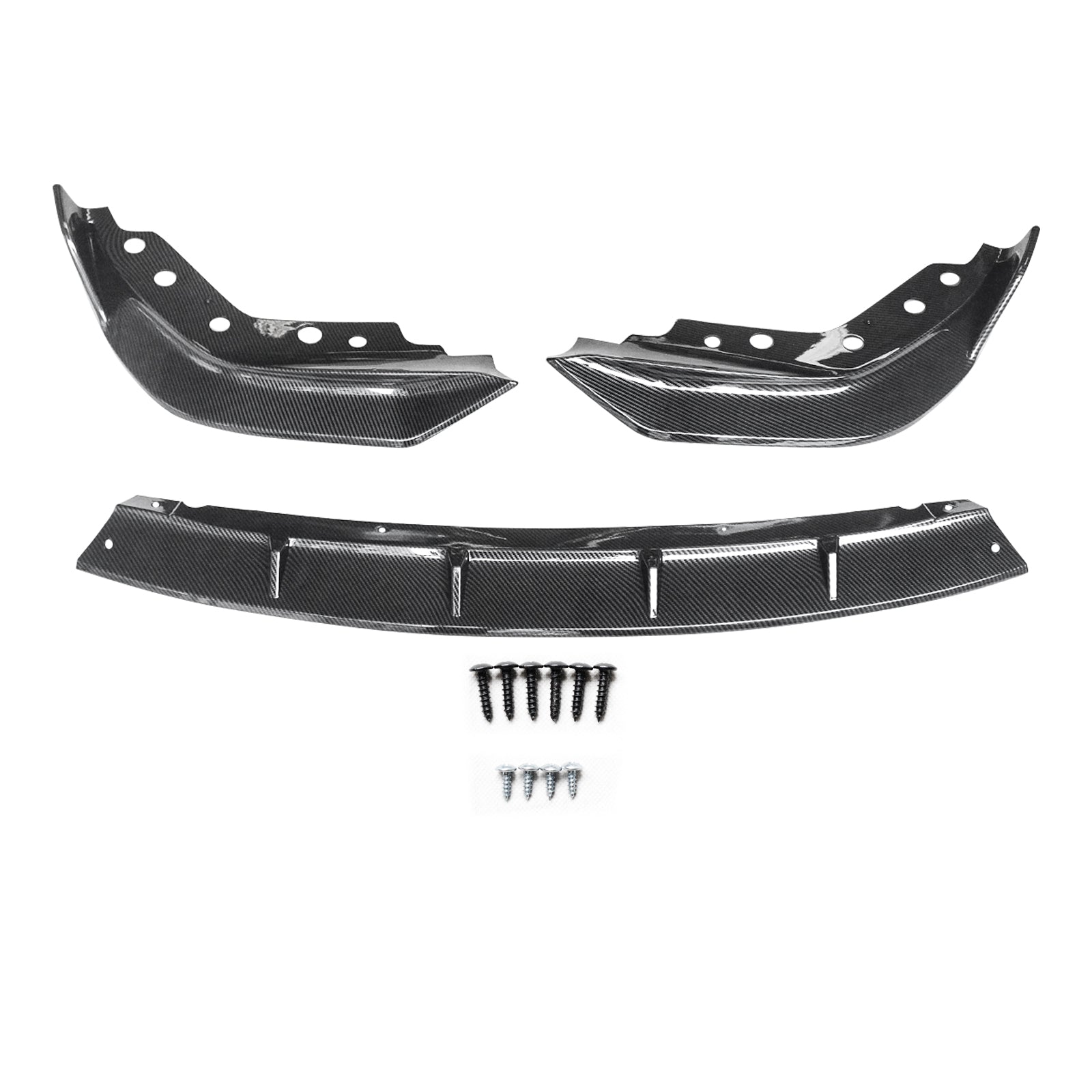 For 2019-2023 BMW 3 Series G20 G28 M Sport Front Bumper Lip Carbon Fibre Look
