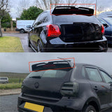 For VW Polo MK5 6R 6C GTI R Oettinger Style Rear Boot Spoiler Lip 09-18 Gloss Black