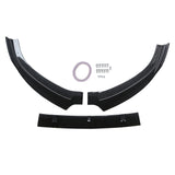 Front Bumper Lip For 2014-2016 Audi S3 A3 S Line Spoiler Splitter Carbon Fibre Look
