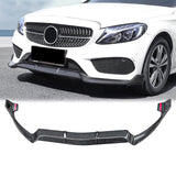 MMO Front Splitter For 2015-2018 Mercedes Benz C Class W205 AMG Front Lip