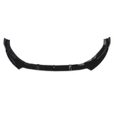 Front Lip For 2020-2024 Audi A4 S4 Lower Bumper Splitter Gloss Black