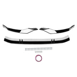 For 2022-2024 8Y Gen. Audi A3 S-Line S3 Sedan Front Lip Lower Bumper Splitter Gloss Black