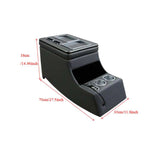 For Benz Viano  Central Console Storage Box With LED Black