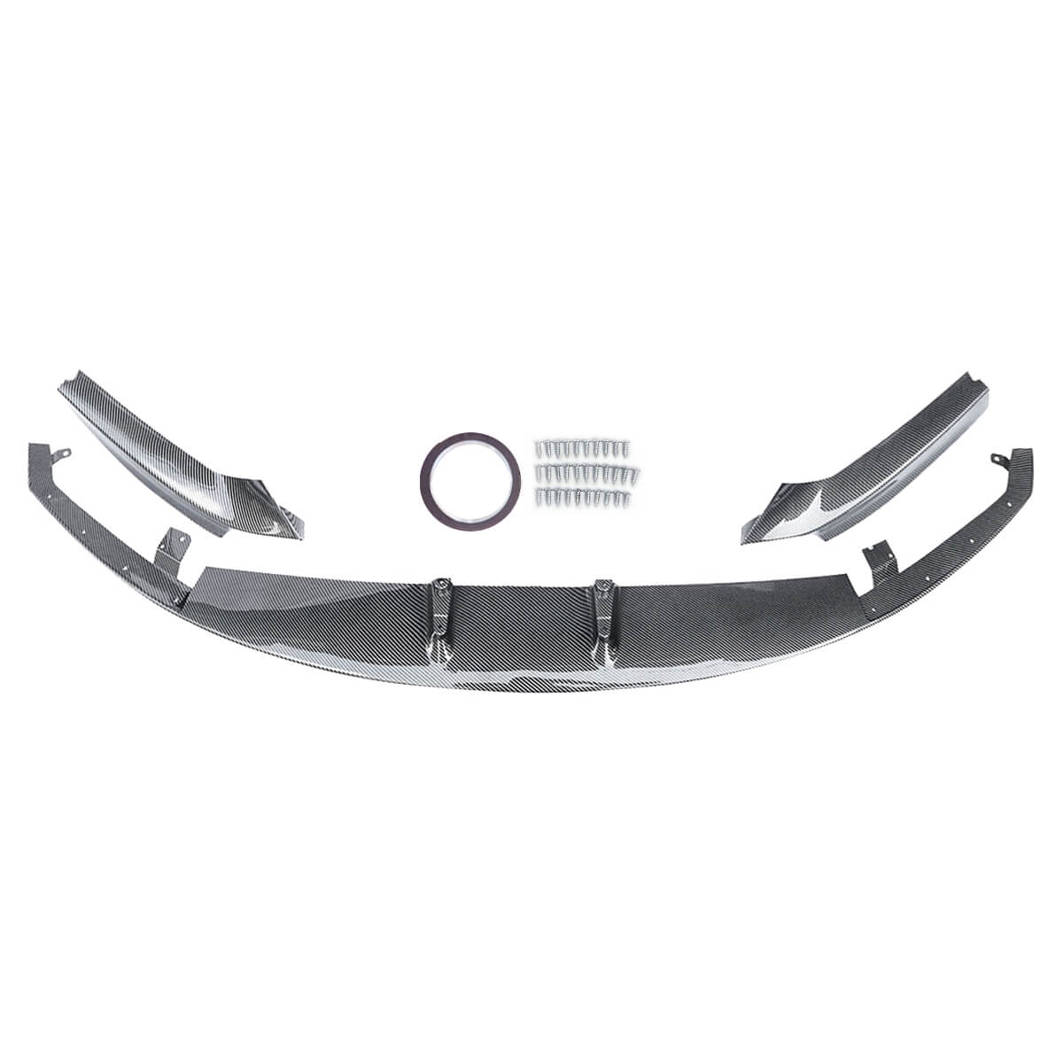 Front Lip For 14 15 16 17 18 19 20 21 BMW 2 Series F22 F23 M Sport Front Bumper Lip Splitters Carbon Fibre Look
