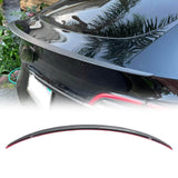 Rear Spoiler For 2017-2023 Tesla Model 3 Trunk Wing Spoiler Splitter  Carbon Fibre Look