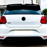 For VW Polo MK5 6R 6C GTI R Oettinger Style Rear Boot Spoiler Lip 09-18 Gloss Black