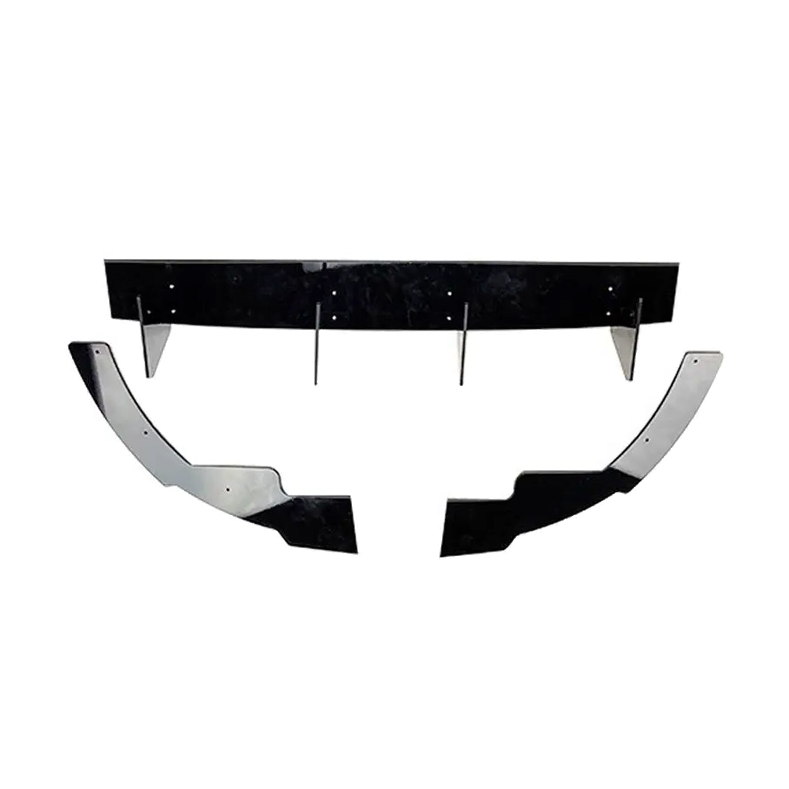 For 2021-2023 VW Golf 8 MK8 Rear Diffuser Gloss Black