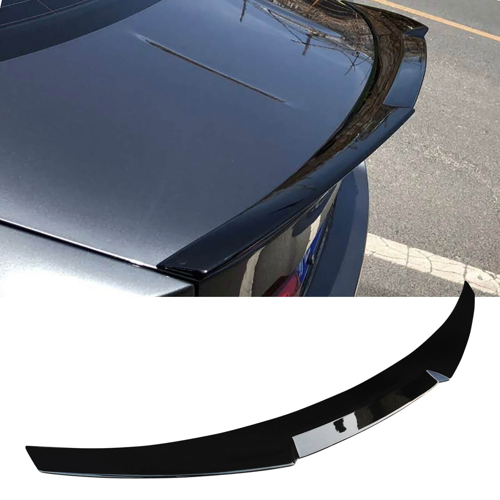 MMO For 2015-2020 BMW F82 M4 Coupe V Style Trunk Wing Rear Spoiler