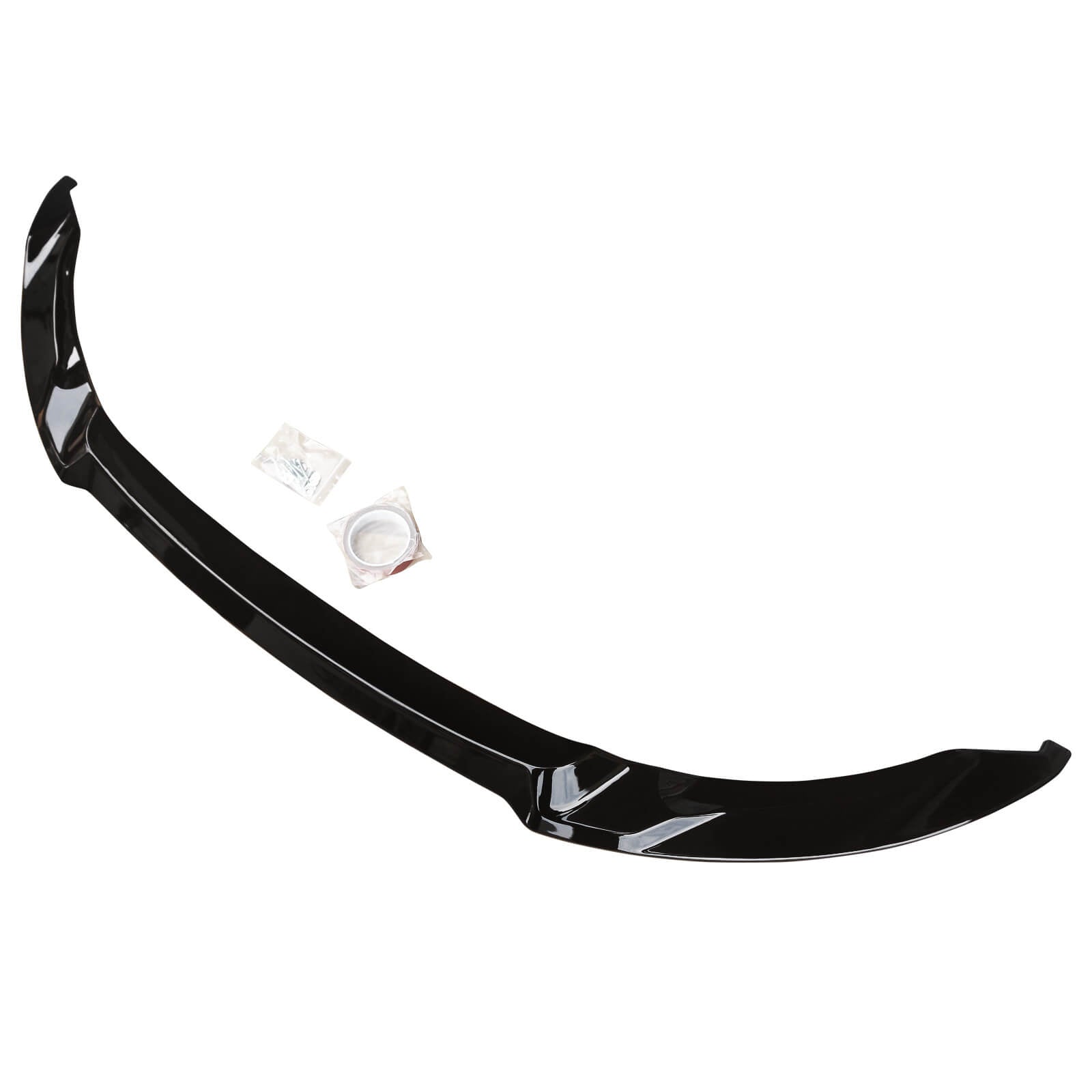 For BMW F80 M3 F82 F83 M4 2015-2020 1 Piece Style Front Bumper Lip Splitters Gloss Black