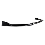 For 17-20 Audi A3 S Line S3 8V Front Splitter Gloss Black