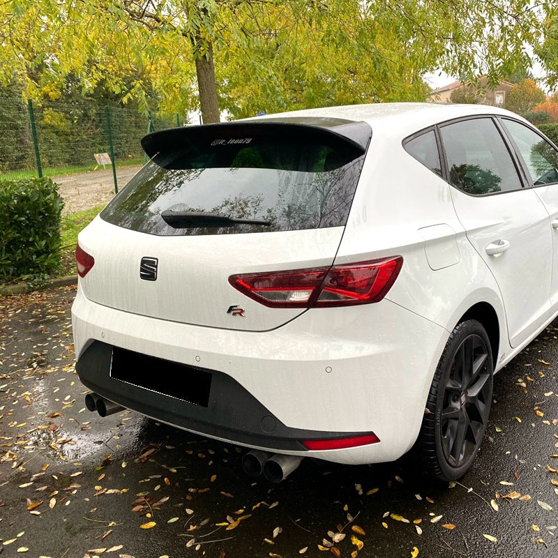 Roof Spoiler for 2012-2020 Seat Leon MK3 MK3.5 Rear Spoiler Gloss Black