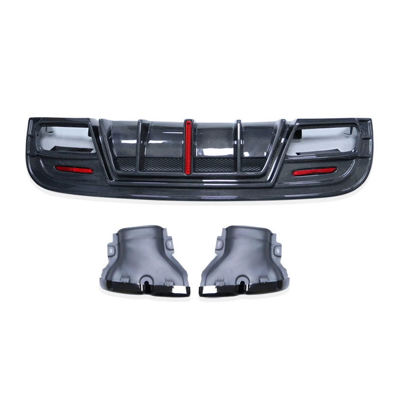 MMO For 2014-2016 Mercedes-Benz GLA45 AMG Rear Diffuser with talipipes Custom Carbon Fibre